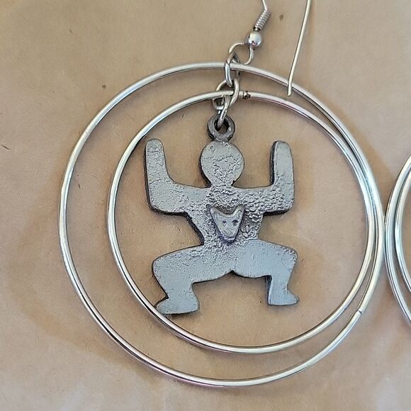 Hieroglyphic Earrings  - Picture 3 of 5